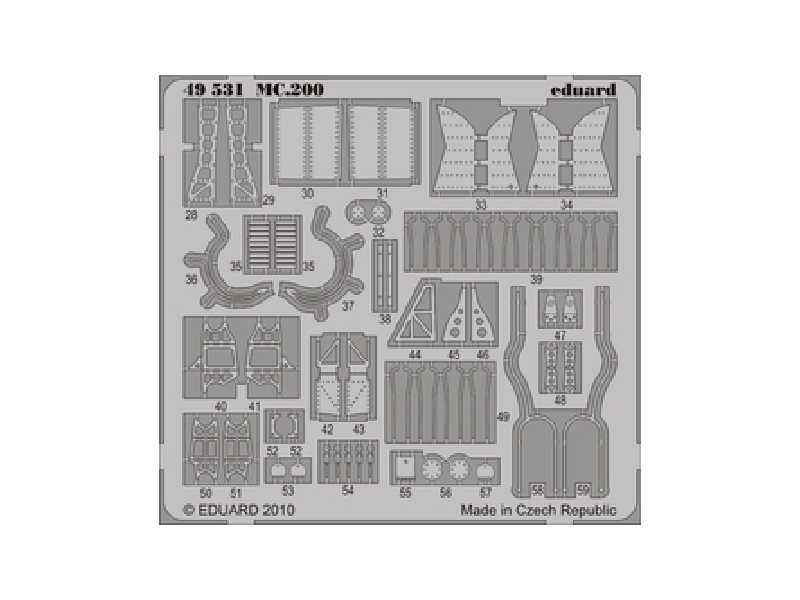 MC 200 S. A. 1/48 - Italeri - image 1