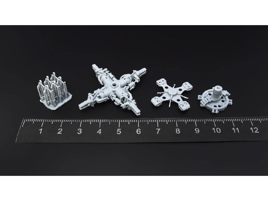 Sikorsky Mh-60 / Uh-60 And Hh-60 - 3d-printed Main Rotor (For Icm Kits) - image 1