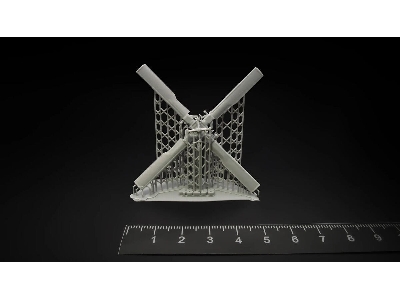 Sikorsky Mh-60 / Uh-60 And Hh-60 - 3d-printed Tail Rotor (For Icm Kits) - image 1