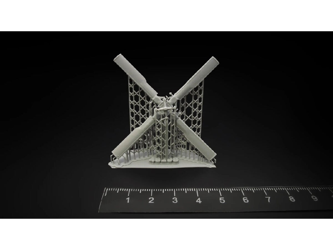 Sikorsky Mh-60 / Uh-60 And Hh-60 - 3d-printed Tail Rotor (For Icm Kits) - image 1