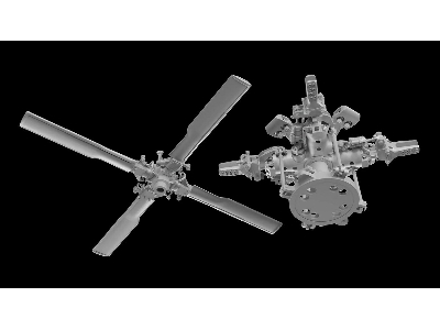 Sikorsky Mh-60 / Uh-60 And Hh-60 - 3d-printed Main And Tail Rotors (For Icm / Academy / Italeri And Revell Kits) - image 2