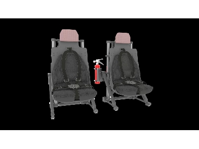 Sikorsky Uh-60 / Sh-60 And Mh-60 Late - Pilot Seats (3d-printed) - image 3