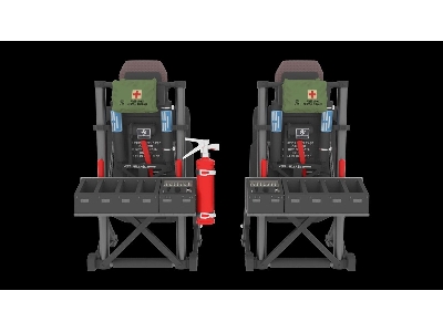Sikorsky Uh-60 / Sh-60 And Mh-60 Late - Pilot Seats (3d-printed) - image 4