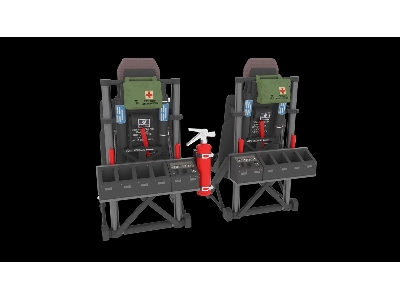 Sikorsky Uh-60 / Sh-60 And Mh-60 Late - Pilot Seats (3d-printed) - image 5