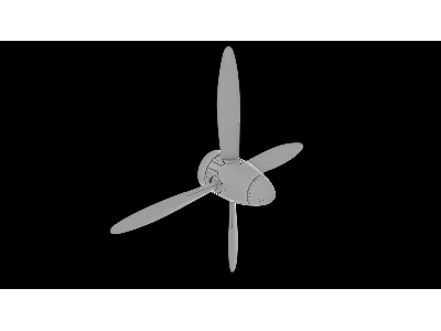 Av-68i Airscrew Late Type For Av-68i Four-blade Airscrew - image 4