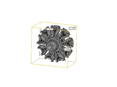 Bmw Bramo Fafnir 323 Engine (3d-printed ) - image 3