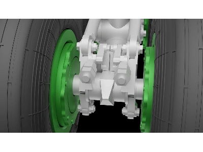 Ilyushin Il-18 /  Il-20 / Il-22 And Il-38 - Landing Gears With Wheels (For A-model Kits) - image 23