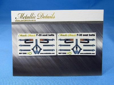 Lockheed Martin F-35 A/B/C Lightning Ii - Seat Belts 3d-printed Decals (For Trumpeter Kits) - image 1