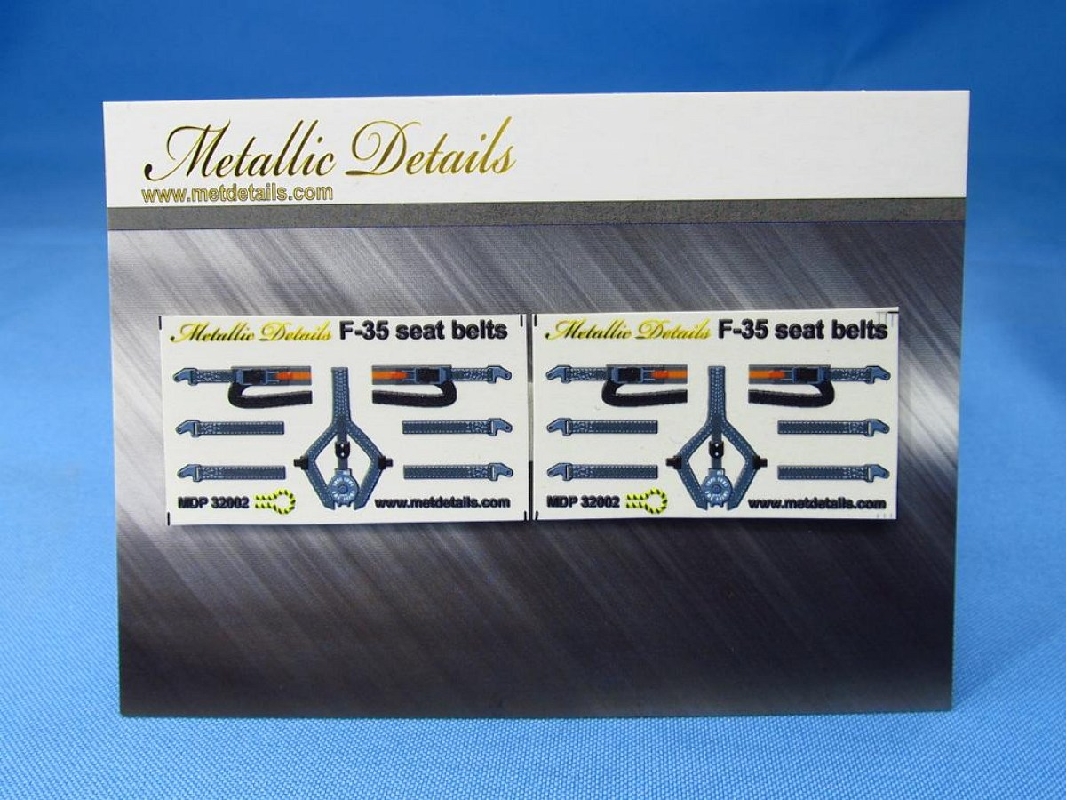 Lockheed Martin F-35 A/B/C Lightning Ii - Seat Belts 3d-printed Decals (For Trumpeter Kits) - image 1