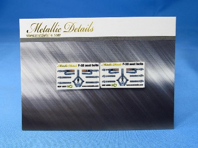 Lockheed Martin F-35 A/B/C Lightning Ii - 3d-printed Seat Belts Decals (For Italeri, Meng Model And Tamiya Kits) - image 1