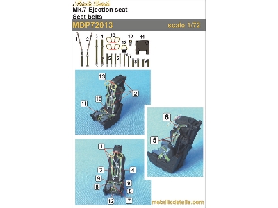 Mk.7 Ejection Seat - Seat Belts - image 2