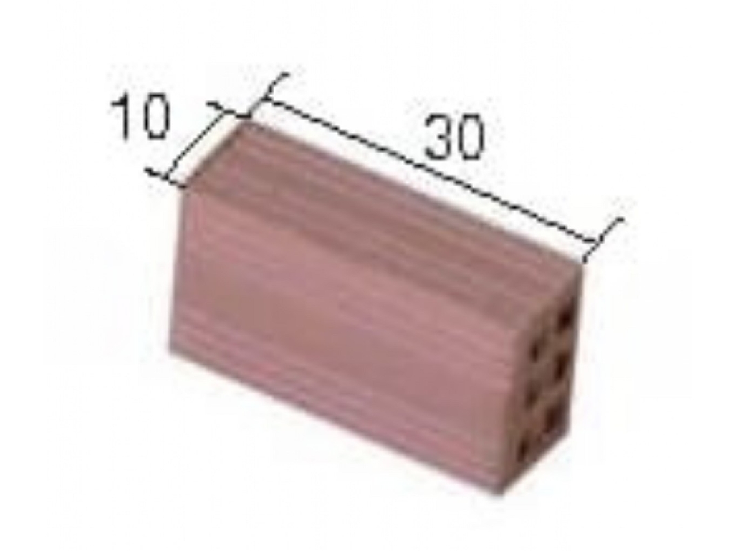 Cegła Czerwona (10 X 30 Mm / 100 Szt) - image 1