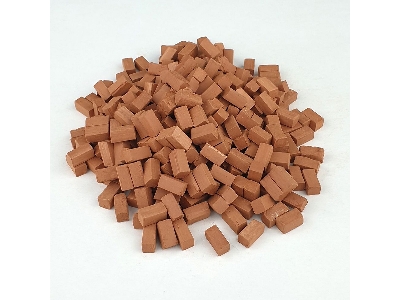 Bloczki Kamienne Czerwone (5 X 5 X 10 Mm / 3000 Szt.) - image 1