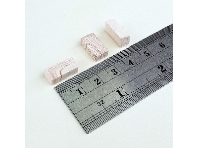 Bloczki Kamienne Duże Jasne (7 X 6 X 14 Mm / 2000 Szt.) - image 3