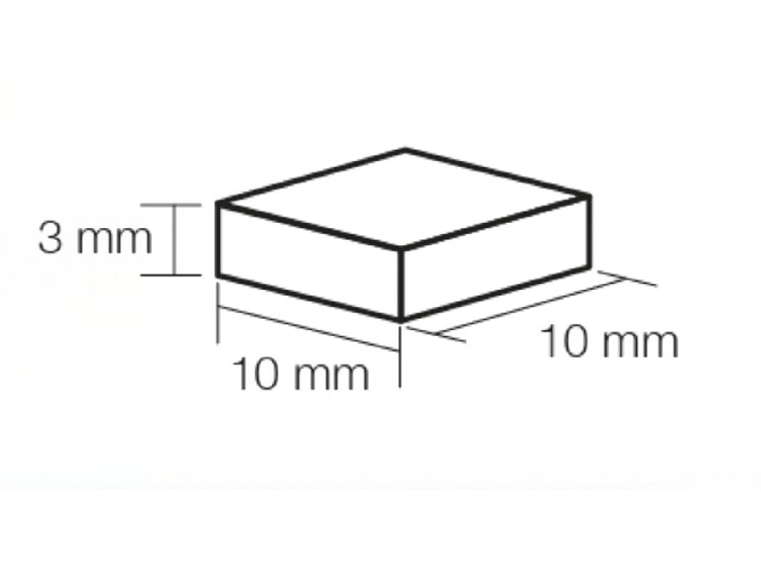 Mosaic 10 Mm X 10 Mm - Light Blue (100 Pcs) - image 1