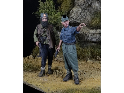 German Waffen Ss Prinz Eugen Mountain Division Nco And Chetnik 1943-1945 (2 Figures) - image 2