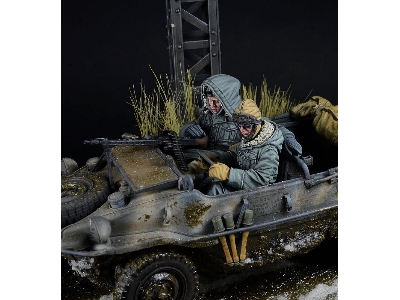 German Wwii Waffen Ss Schwimmwagen Crew, Volume 1 - Front Seats (Winter 1943-1945 / 2 Figures) - image 3