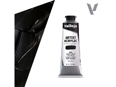 301 Acrylic Artist Color - Lamp Black - image 1