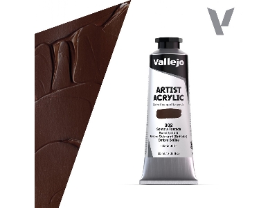 302 Acrylic Artist Color - Burnt Umber - image 1