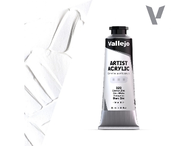 320 Acrylic Artist Color - Zinc White - image 1