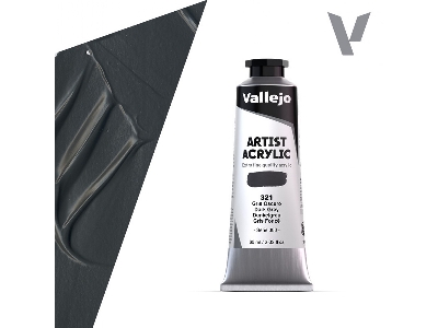 321 Acrylic Artist Color - Dark Grey - image 1