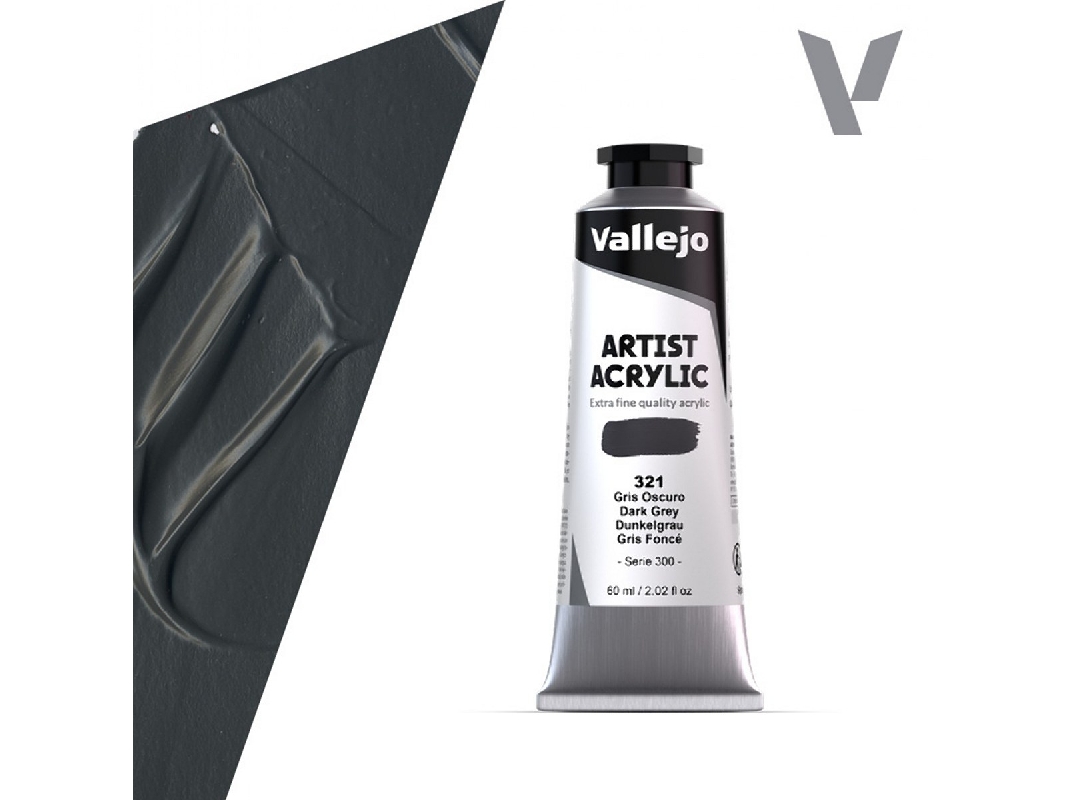 321 Acrylic Artist Color - Dark Grey - image 1