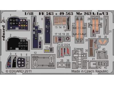 Me 262A-1a/ U3 S. A. 1/48 - Hobby Boss - - image 1