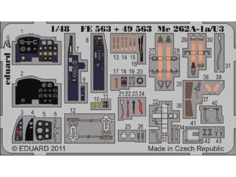 Me 262A-1a/ U3 S. A. 1/48 - Hobby Boss - - image 1