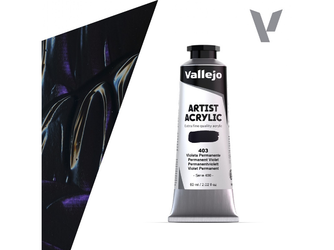 403 Acrylic Artist Color - Permanent Violet - image 1
