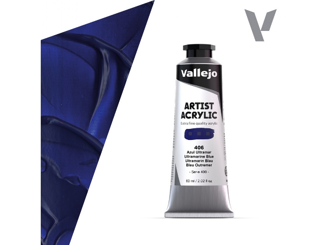406 Acrylic Artist Color - Ultramarine Blue - image 1