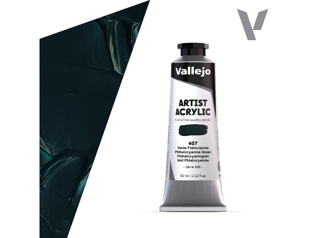 407 Acrylic Artist Color - Phtalo Green - image 1