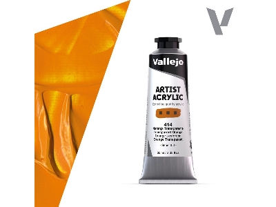 414 Acrylic Artist Color - Transparent Orange - image 1