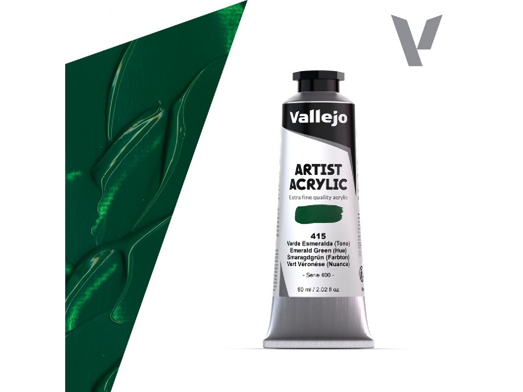 415 Acrylic Artist Color - Emerald Green (Hue) - image 1