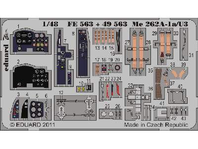 Me 262A-1a/ U3 S. A. 1/48 - Hobby Boss - image 2