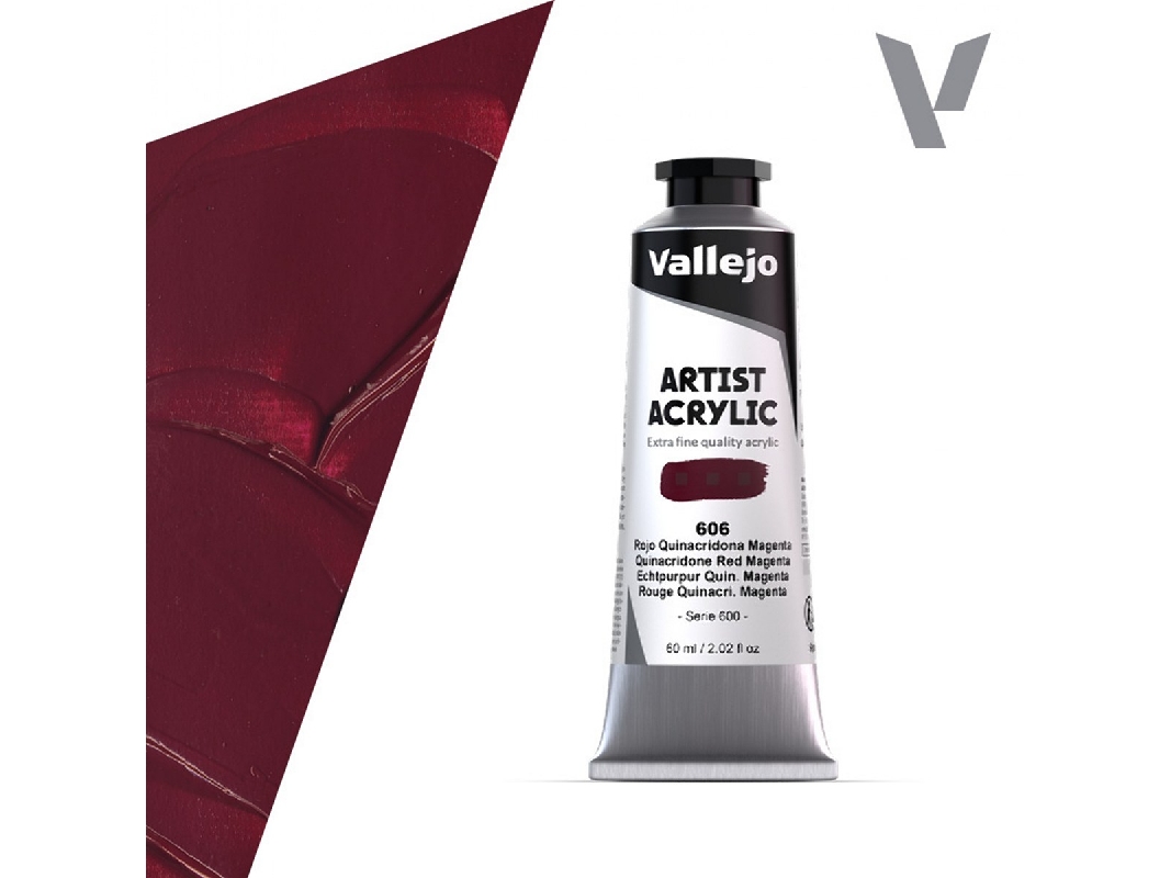 606 Acrylic Artist Color - Quinacridone Red Magenta - image 1