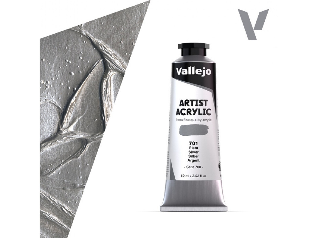 701 Acrylic Artist Color - Silver - image 1