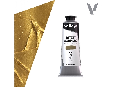 702 Acrylic Artist Color - Gold (Iridescent) - image 1