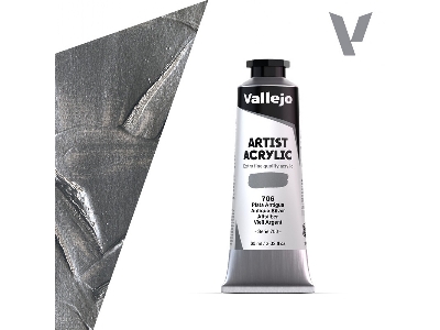 706 Acrylic Artist Color - Antique Silver - image 1