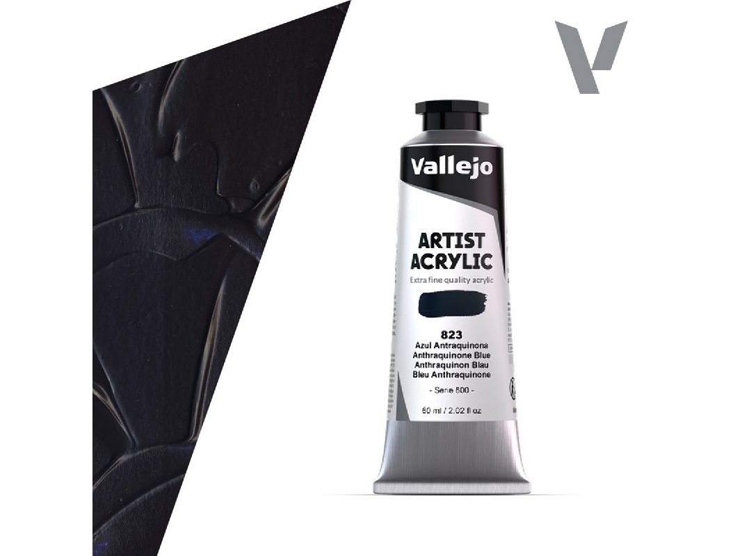 823 Acrylic Artist Color - Anthraquinone Blue - image 1