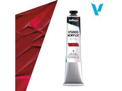 3 Studio Acrylic - Naphtol Crimsom - image 1