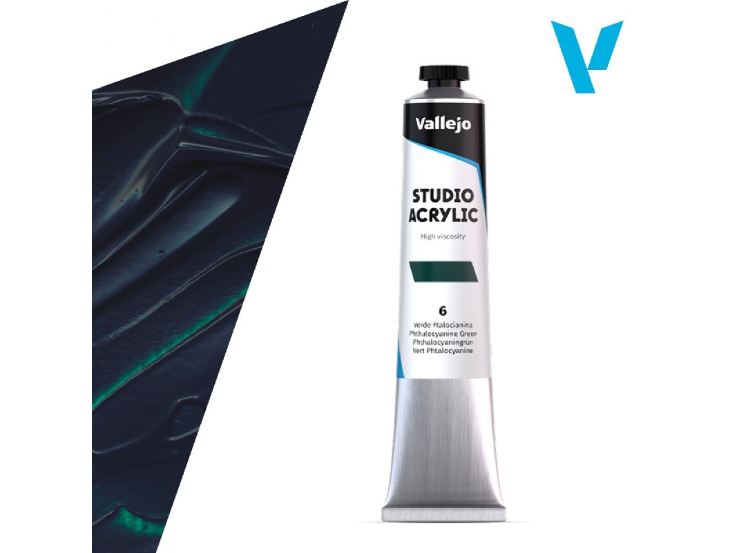 6 Studio Acrylic - Phtalo Green - image 1