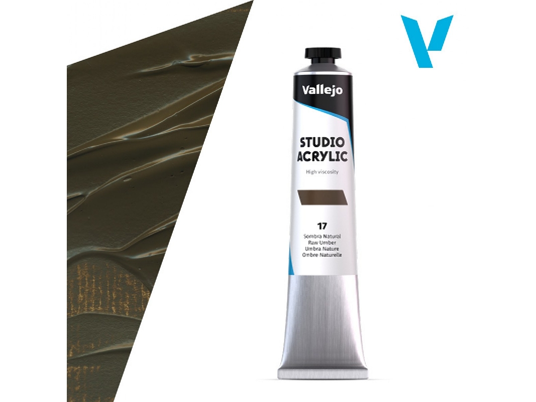 17 Studio Acrylic - Raw Umber (Hue) - image 1