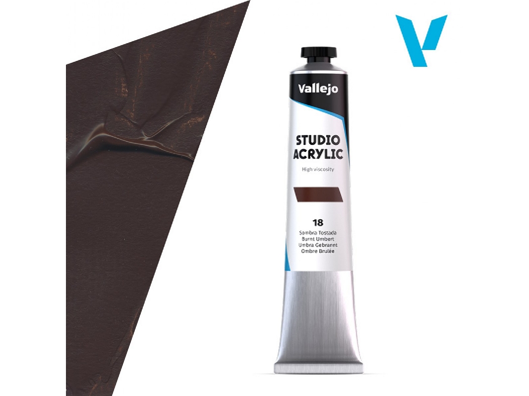 18 Studio Acrylic - Burnt Umber - image 1