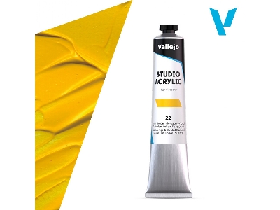 22 Studio Acrylic - Cadmium Yellow Deep (Hue) - image 1