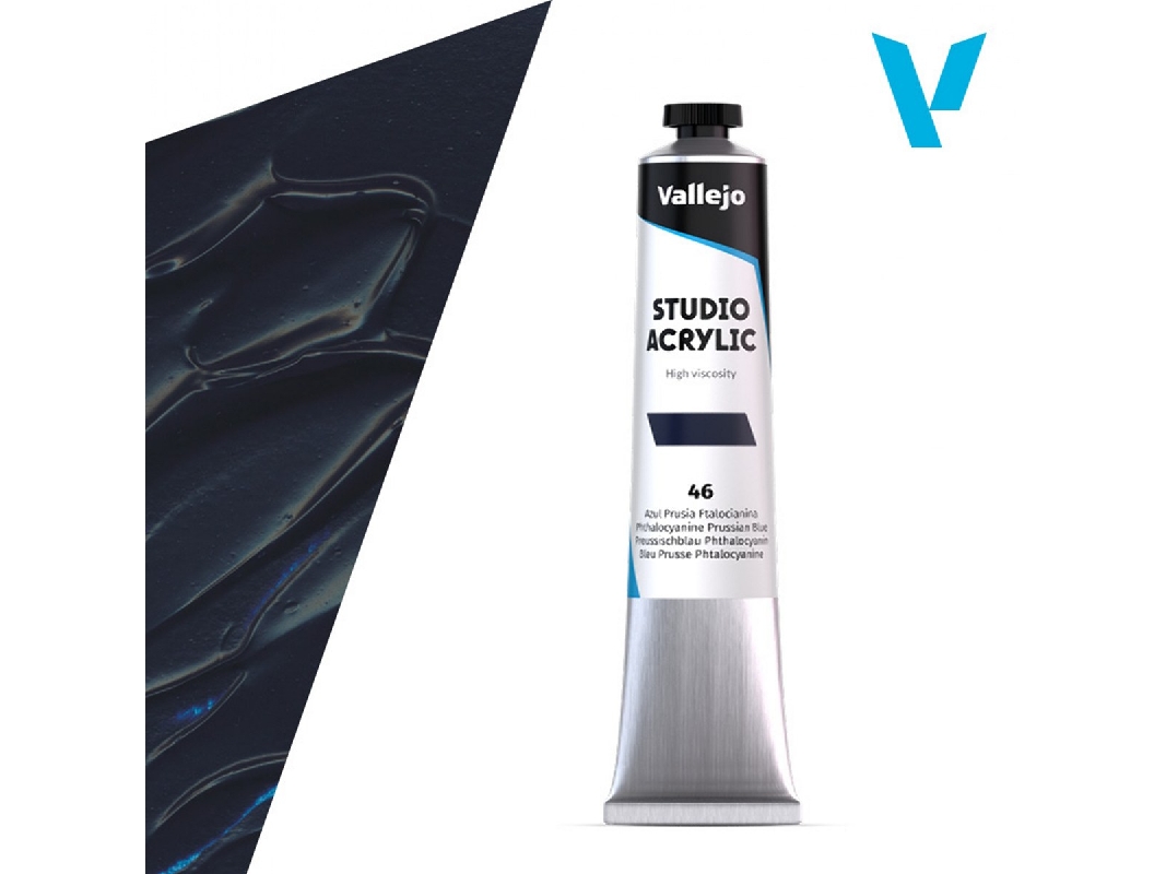 46 Studio Acrylic - Prussian Blue Phtalo - image 1