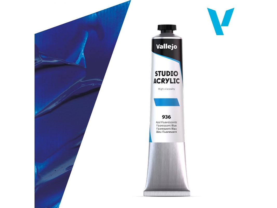 936 Studio Acrylic - Fluorescent Blue - image 1