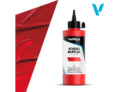 2 Studio Acrylic - Cadmium Red (Hue) - image 1
