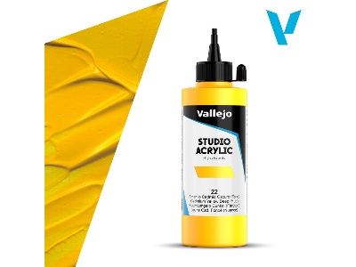 22 Studio Acrylic - Cadmium Yellow Deep (Hue) - image 1