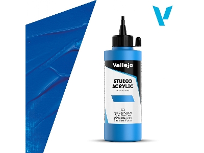 63 Studio Acrylic - Cyan  Blue Dark - image 1