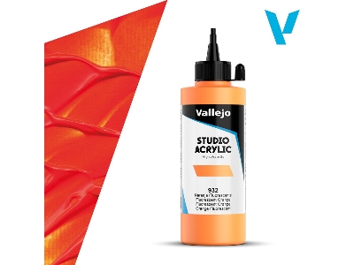 932 Studio Acrylic - Fluorescent Orange - image 1